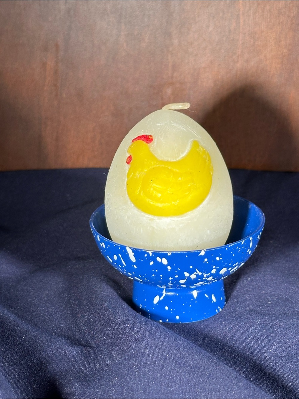 VTG Rooster Egg Candle